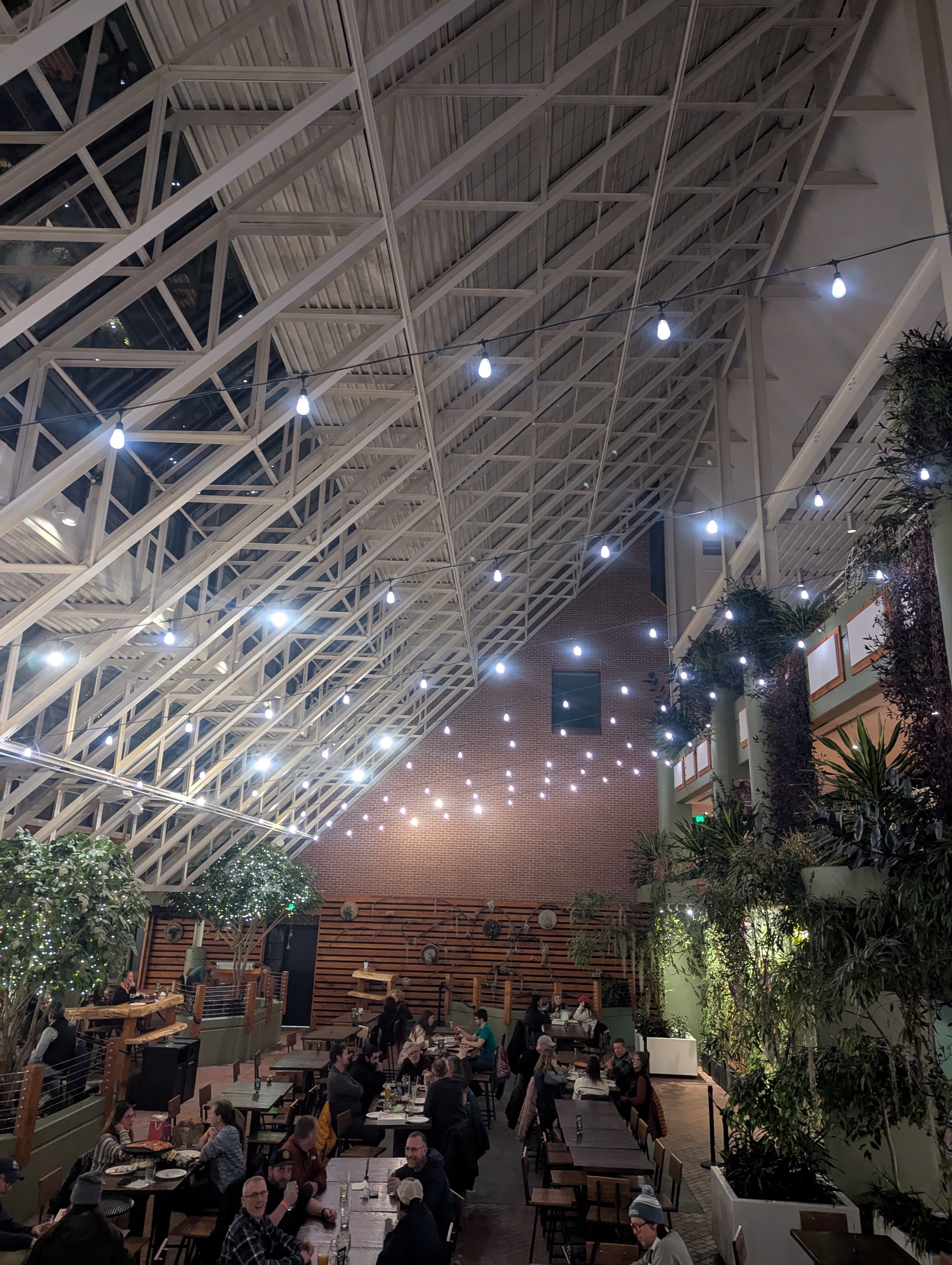 Vibrant greenhouse gathering space representing connected customer experiences